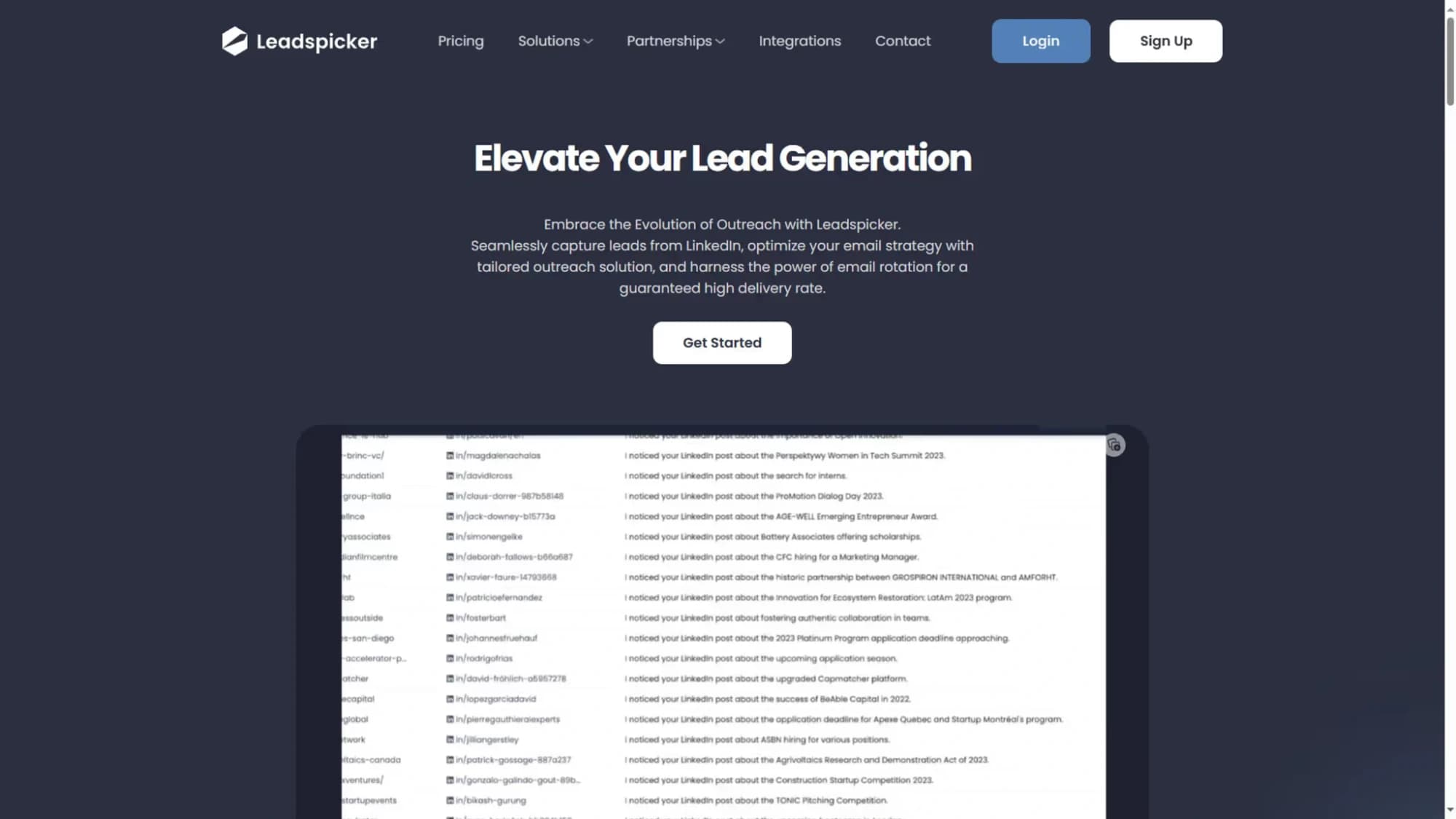 Leadspicker — 50 pages of AI-powered confidence — built within two brand colors