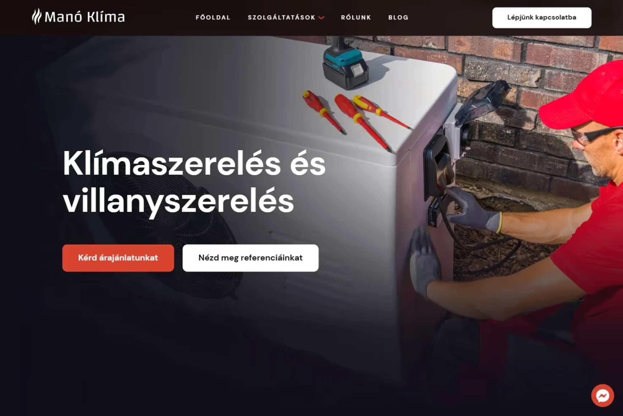 Mano Klima — A modern web presence for an HVAC business built to generate leads